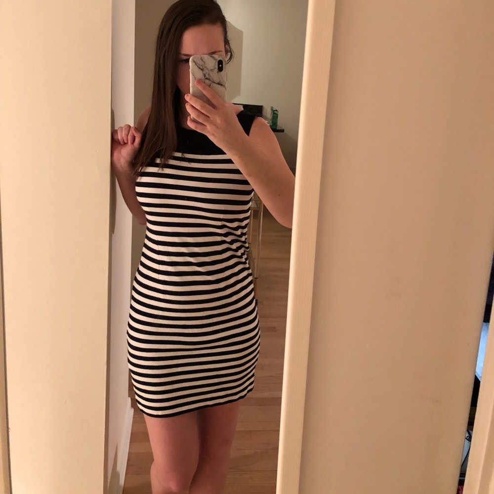 Navy Banana Republic Dress